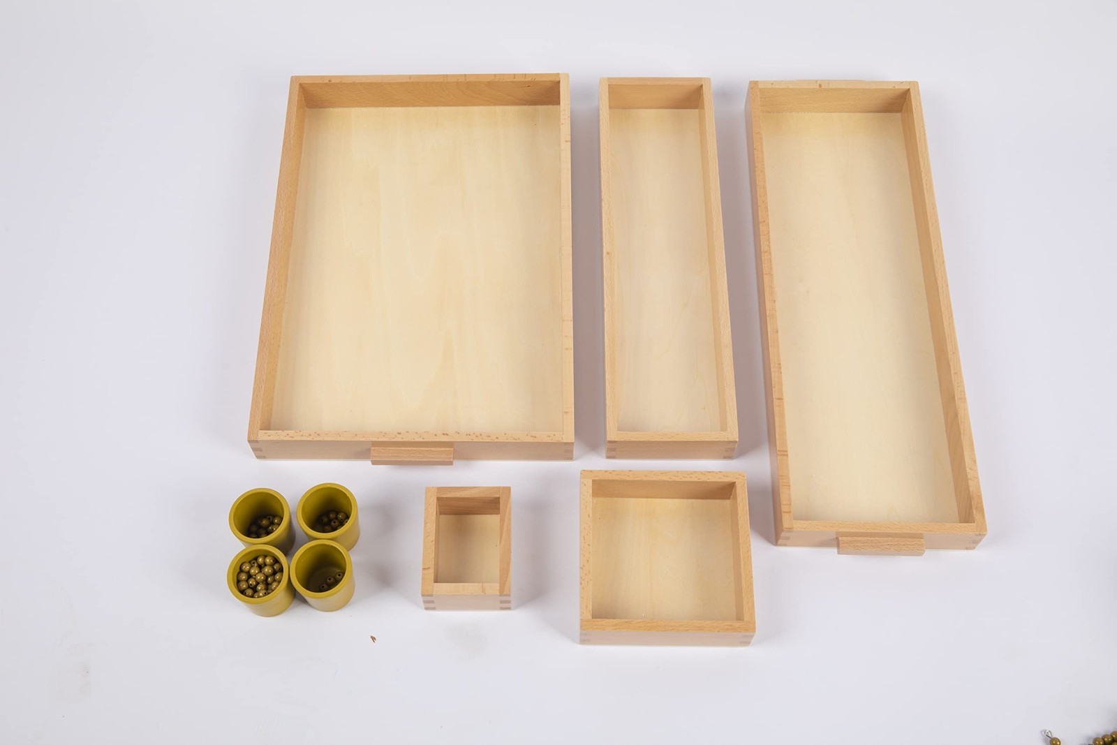 Adena Montessori Golden Beads Materials Decimal System Bank Game Mathematics