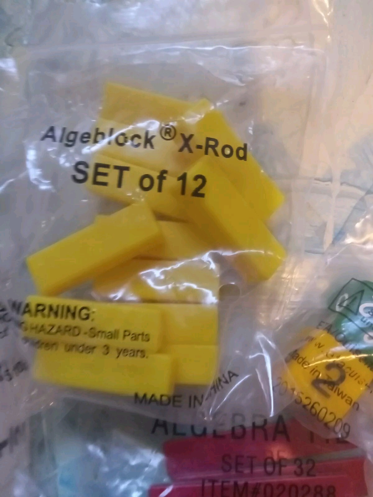 ETA Cuisenaire Math Cubes Lot Of 8 Variety Inc Polyhedral Dice, Algeblocks, More