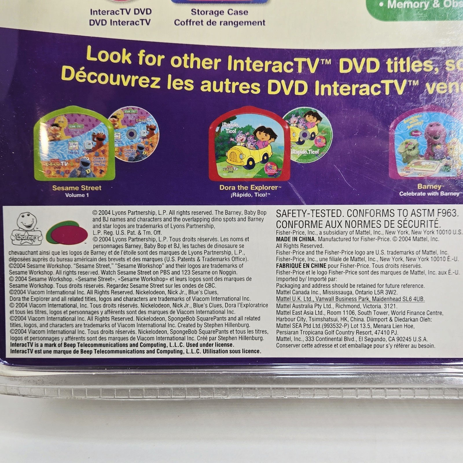 Fisher-Price InteracTV Blues Clues Numbers Everywhere DVD Set C3949 New #D-37