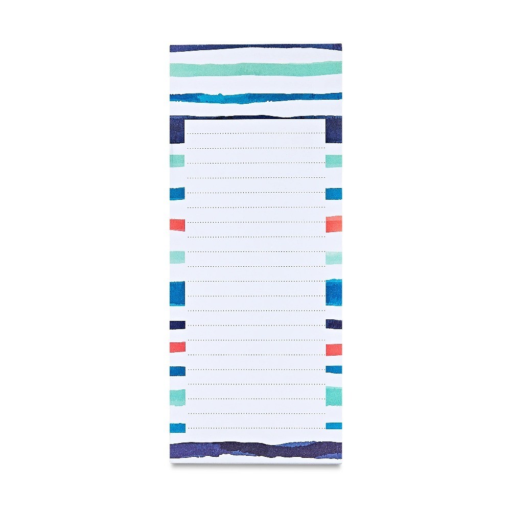 (8 pack) List Pads, Multicolor Floral & Stripe Design, 80 Sheets Each, 2 Count