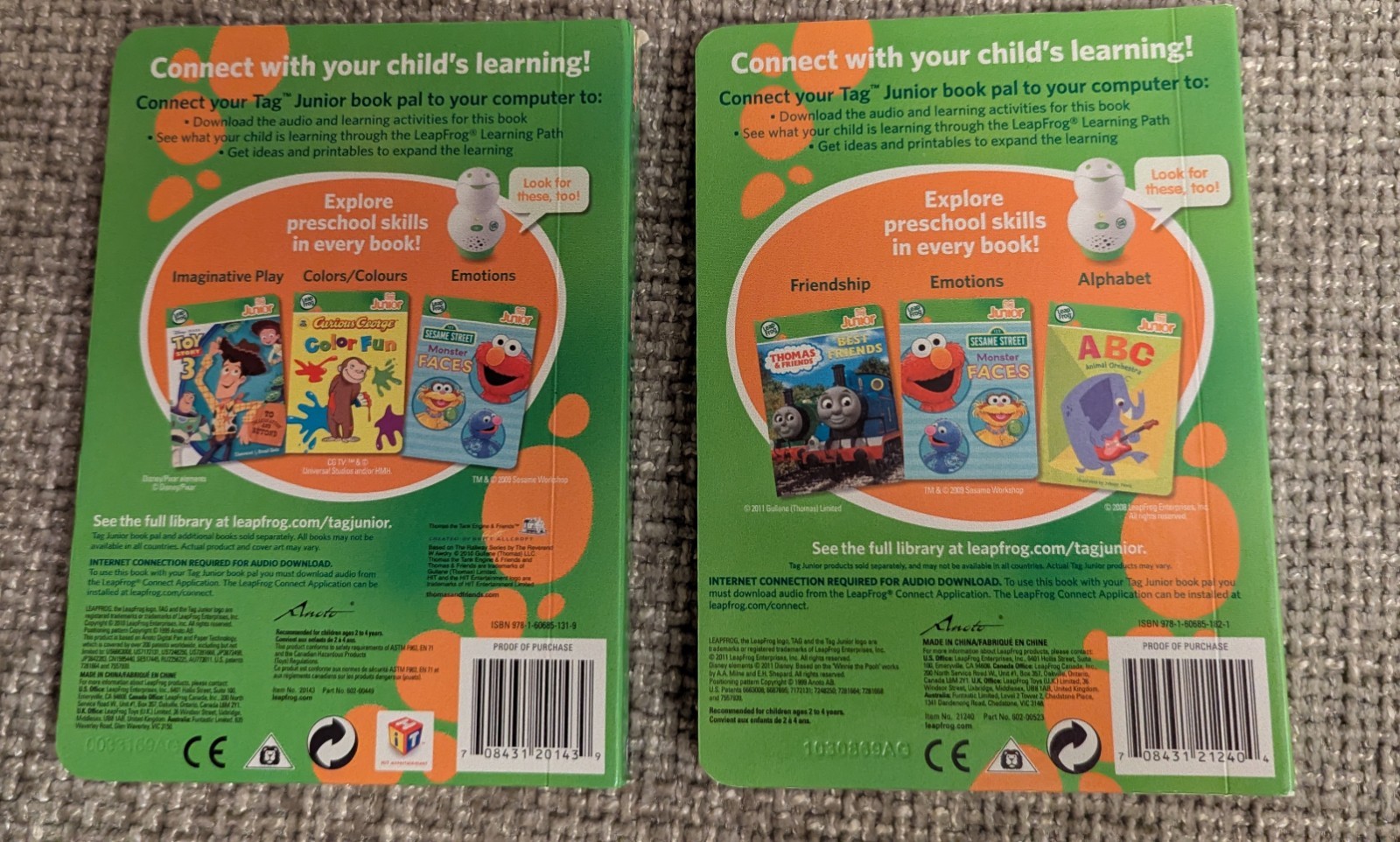 Leap Frog Tag Junior Reader wtih 12 Books – TESTED & WORKS w/ Disney & More!