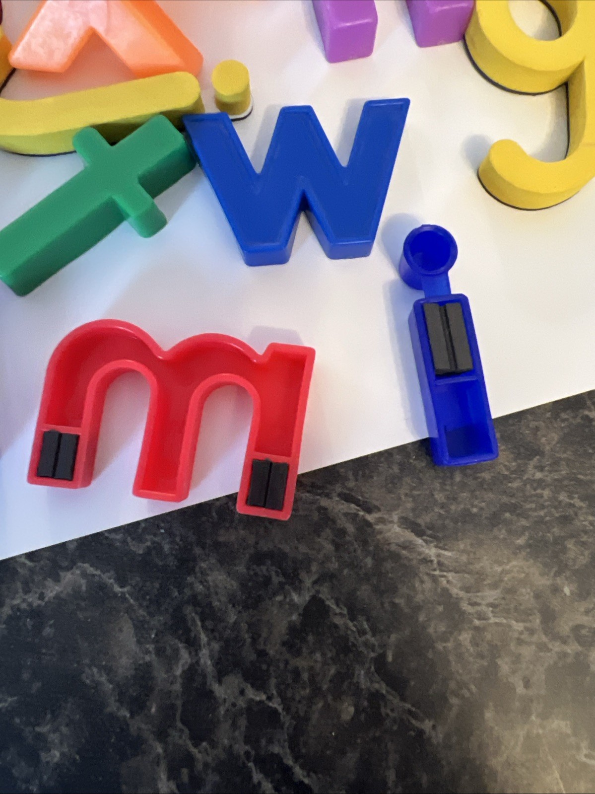 Magnetic Alphabet Letters Vintage & Modern – Fridge Magnets Mixed Lot 259
