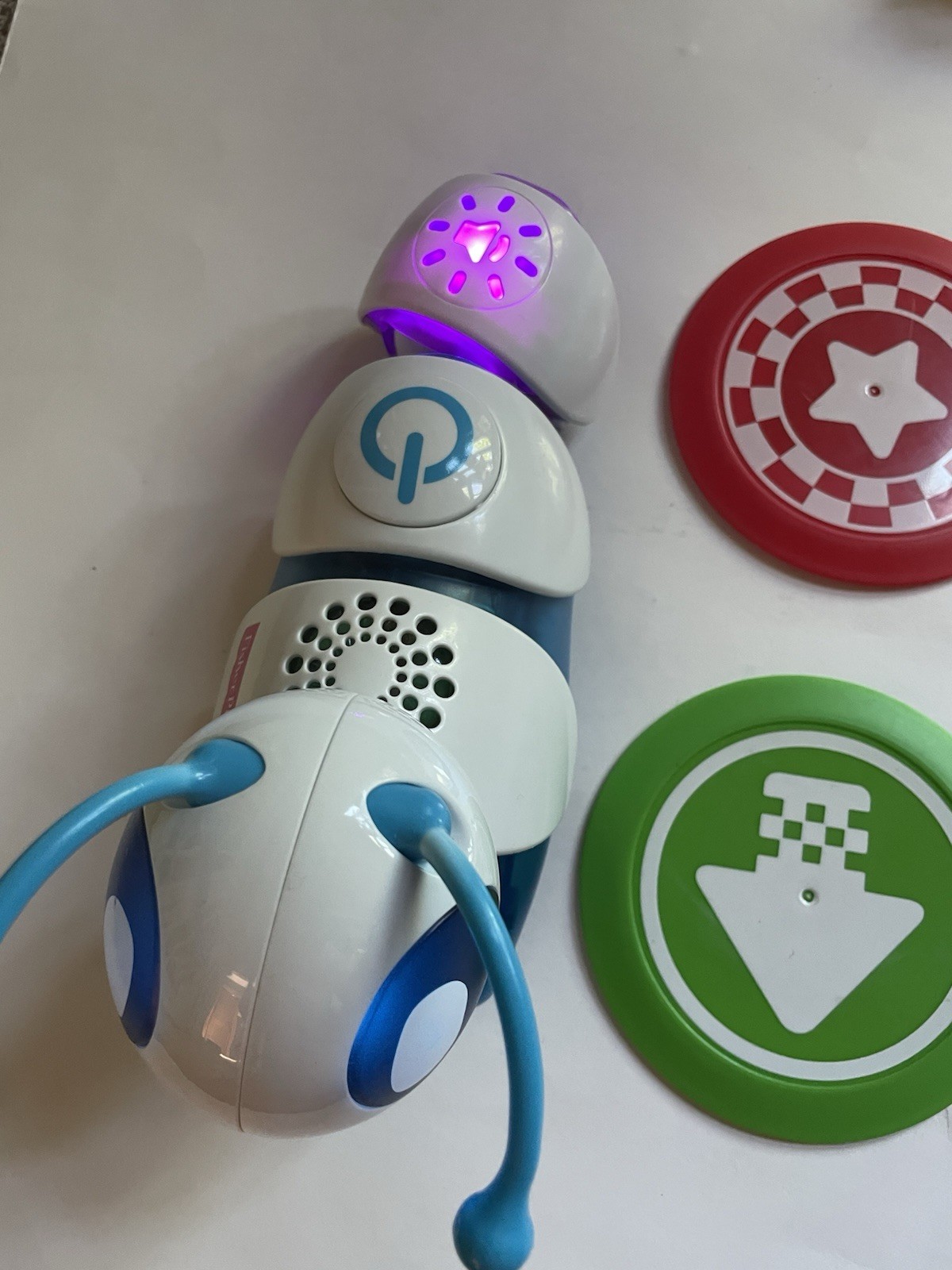 Fisher Price Codepillar Think & Learn Code A Pillar Stem Toy 10 Segments 2 Discs