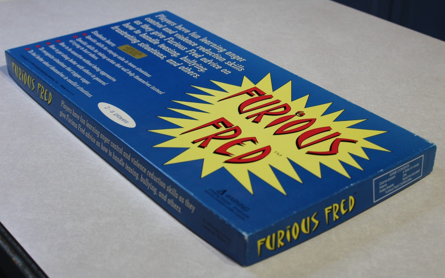 Homeschool Franklin Learning System Furious Fred Gr 2-5 Interactive Board Game