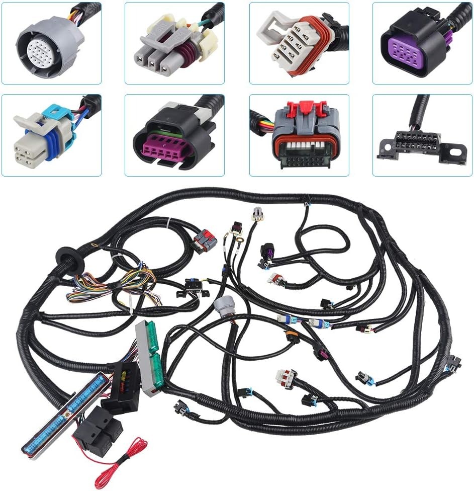 Engine Wiring Harness Professional Standalone Wiring Harness with 4L60E Transmis