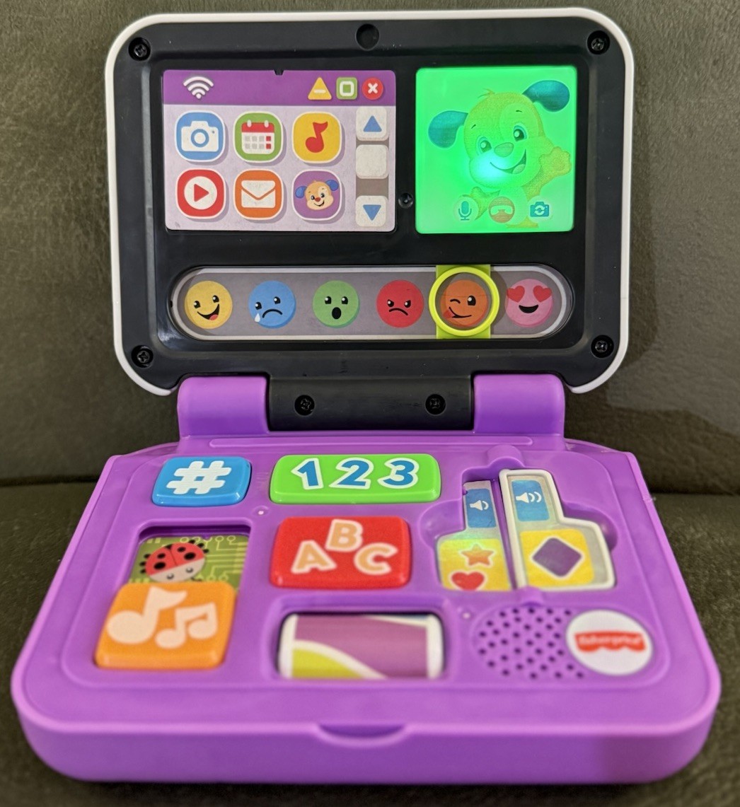 Fisher-Price Laugh & Learn Click & Learn Laptop Interactive Baby Toy 6-36 months