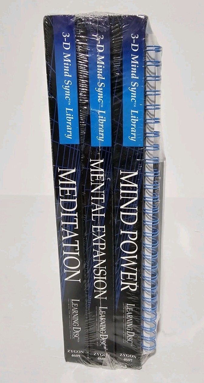 Brand New Learning Machine Interactive Workbook 3-D Mind Sync Library Mind Power