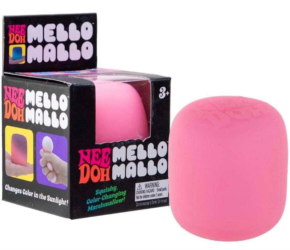 PINK NeeDoh Mello Mallo Color Change Squishy Squeeze Sensory Toy NEW