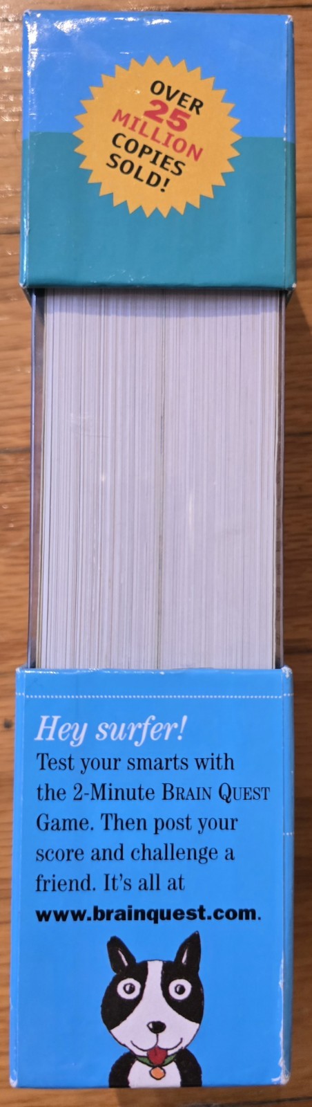 BRAIN QUEST Grade 2 AGES 7-8 1,000 Questions/Answers to Challenge the Mind NEW