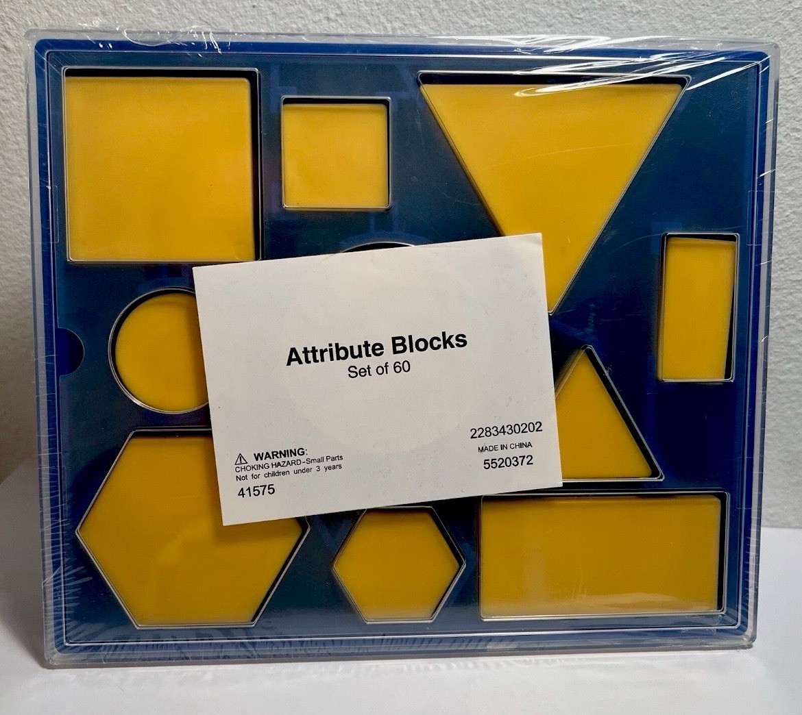 New Sealed Attribute Blocks Set of 60 Blocks (BRAND NEW)