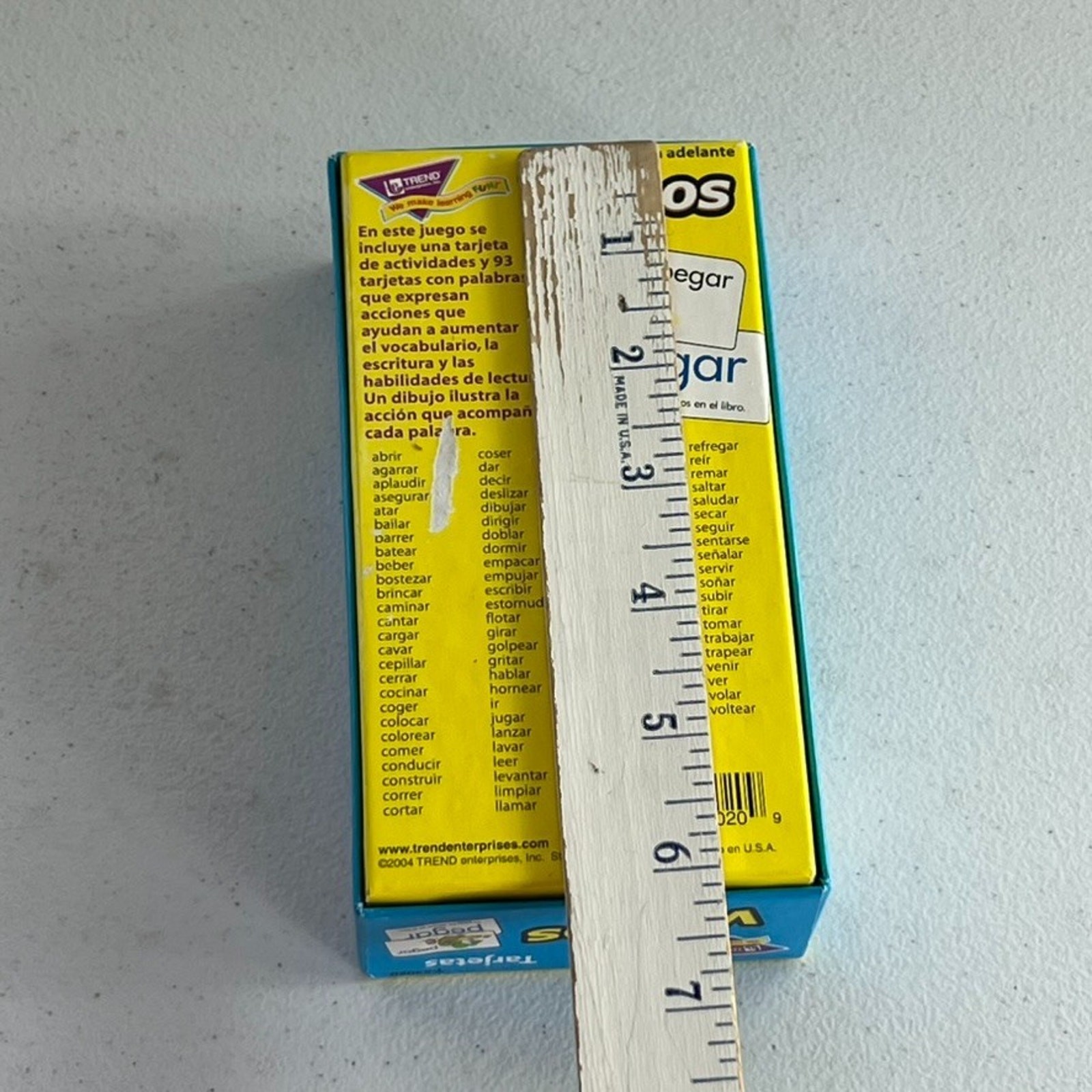Trend Enterprises Verbos Skill Drill Flash Cards
