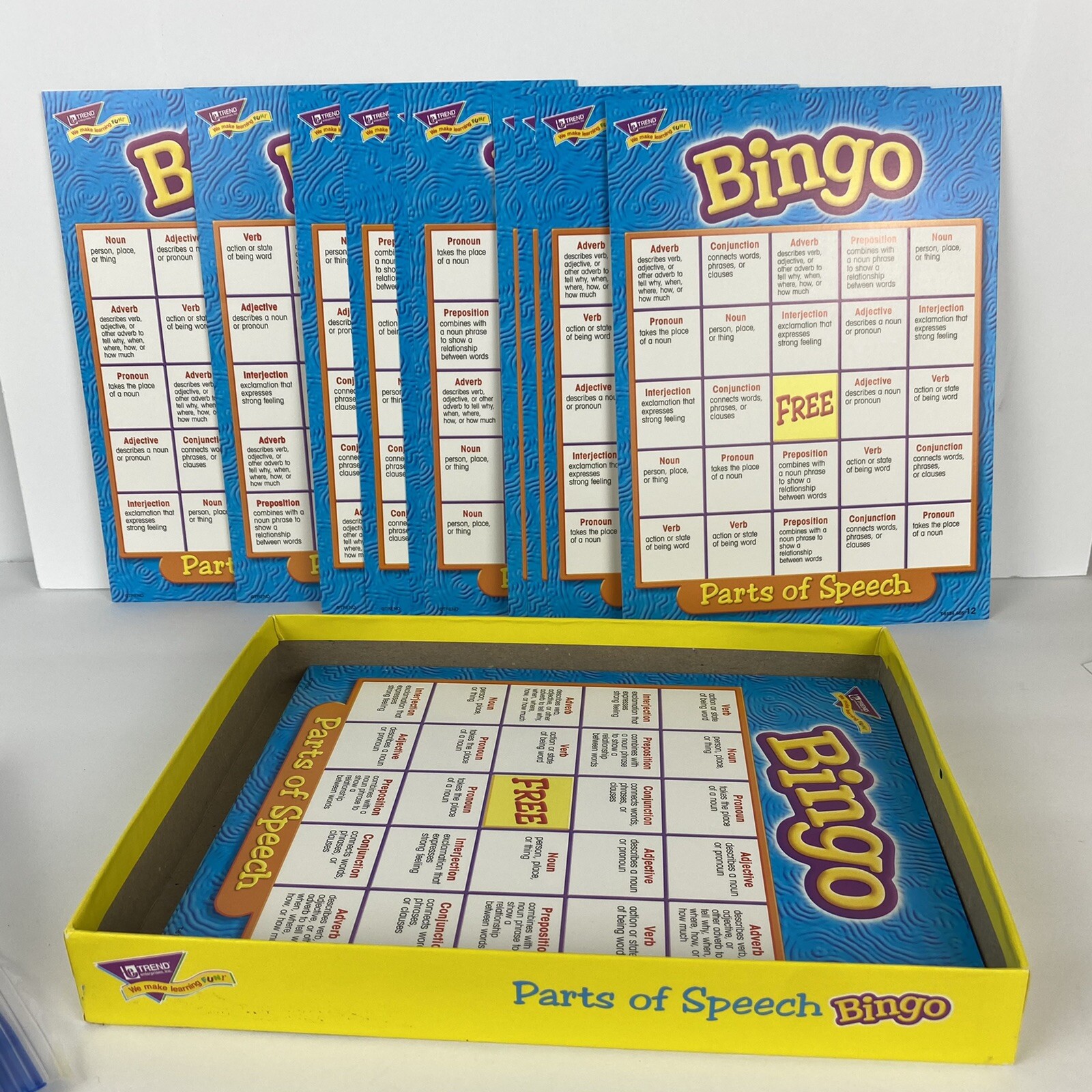 BINGO classroom game 36 bingo cards teachers 3rd grade Plus Home School