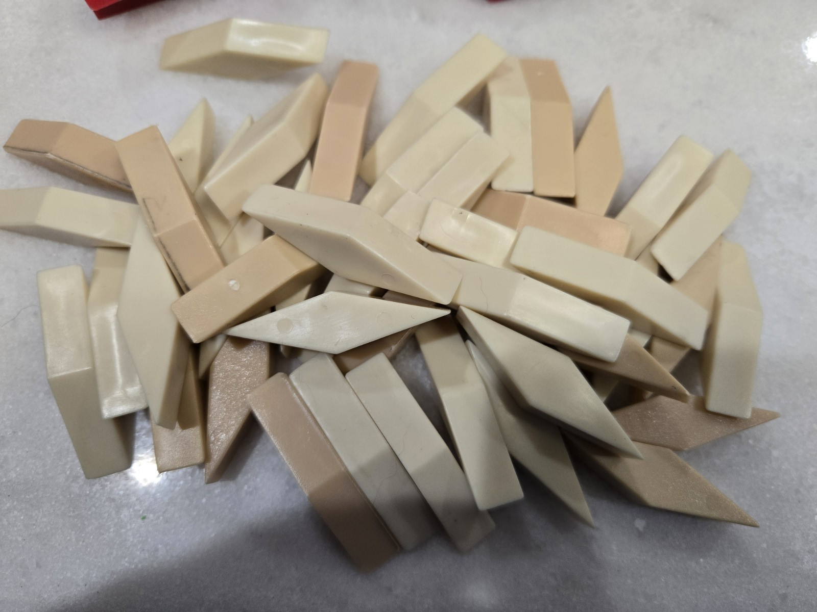 Math Manipulatives Plastic Tangram Pattern Blocks… 229 Pieces!