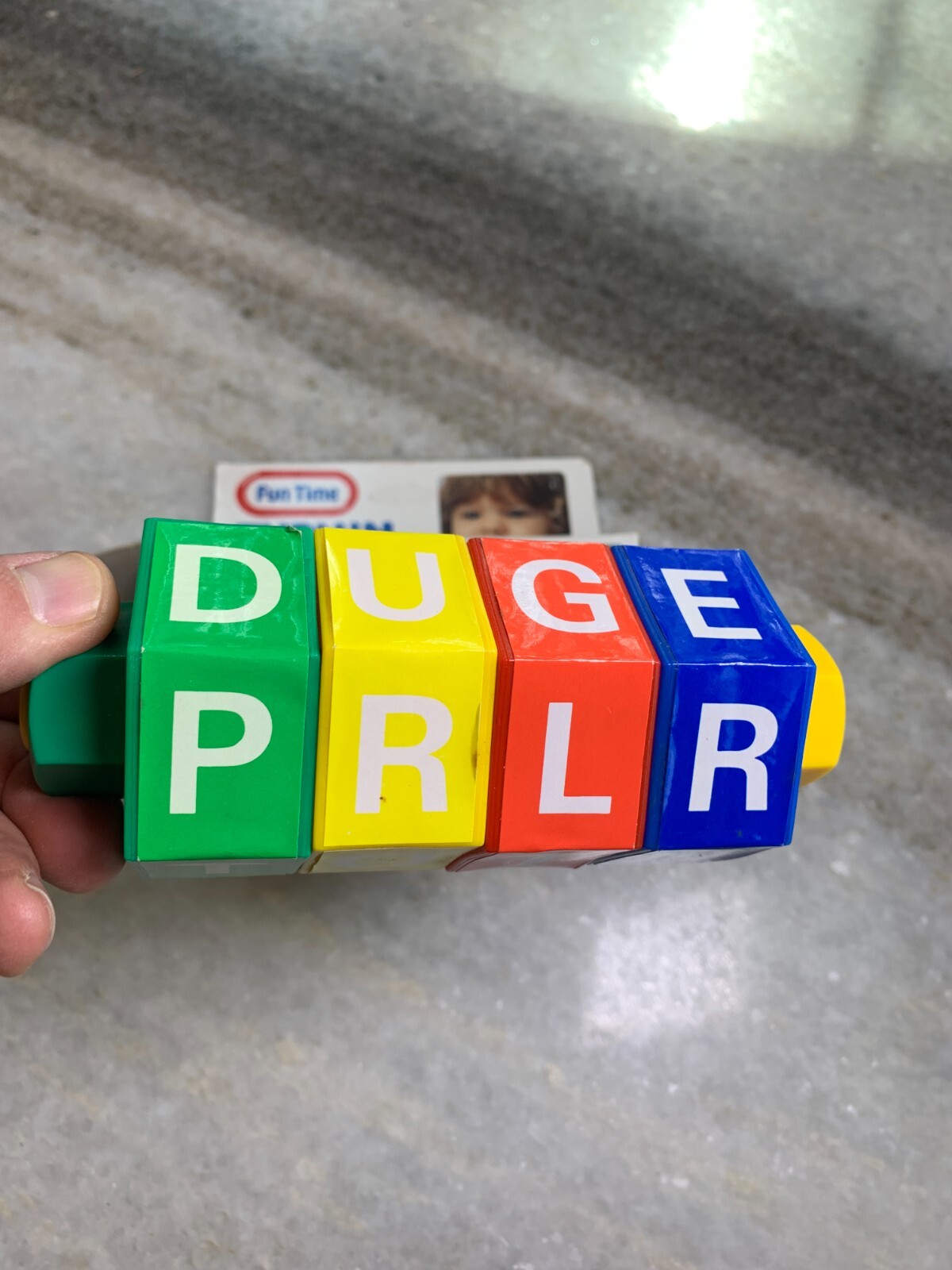 Vintage 1980s 80s Kids Kid’s Youth Spell Spelling Wheel Toy FunTime Turn n Spin