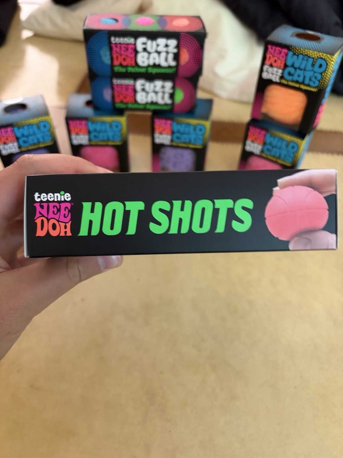 Teenie NeeDoh Hot Shots Multipack Nee Doh Mini 4 pack TIKTOK – AUTHENTIC