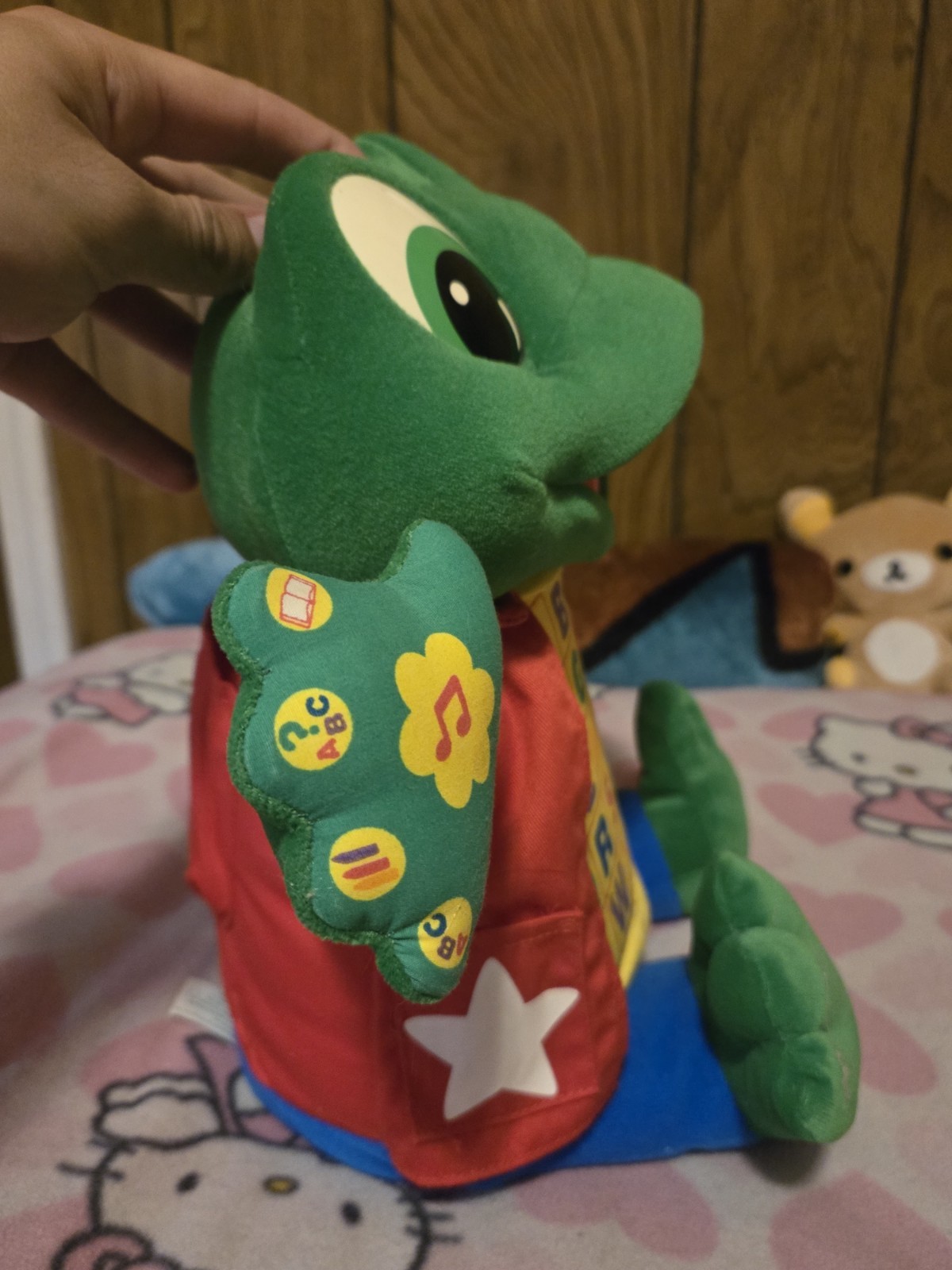 RARE 2001-03 READ & SING LITTLE LEAP INTERACTIVE PLUSH ABC LEARNING TOY 18″ TALL