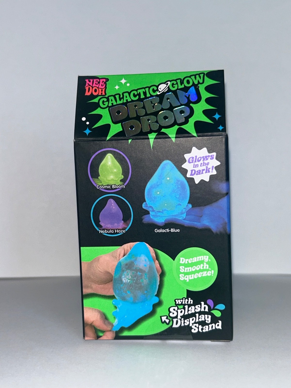 New Needoh Galactic Glow Dream Drop Galacti Blue RARE Glow In The Dark EXCLUSIVE