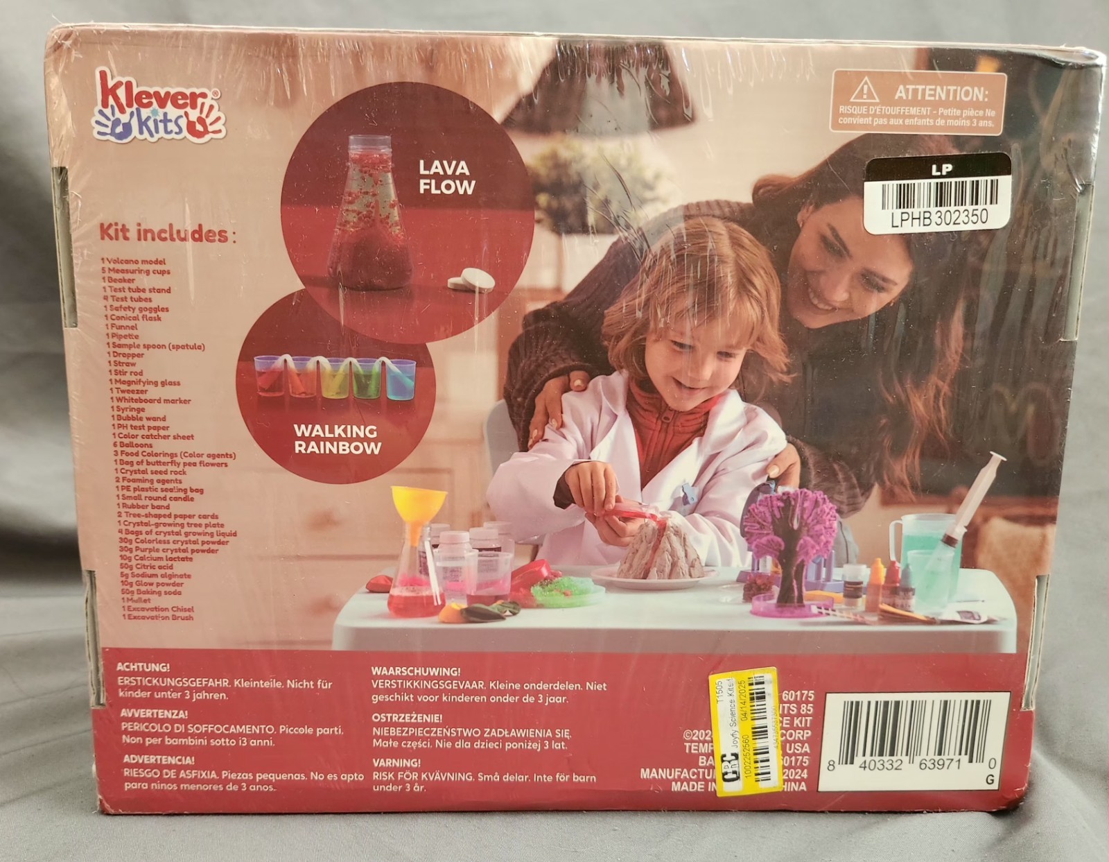 NEW AMAZING SCIENCE KIT 85+ Experiments Kids 6+ years Klever Kits