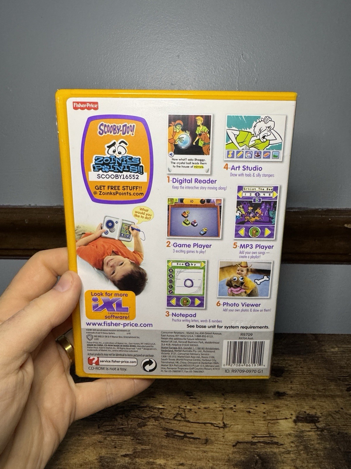 Fisher Price iXL Learning System SCOOBY-DO! CD-ROM 3-7 years