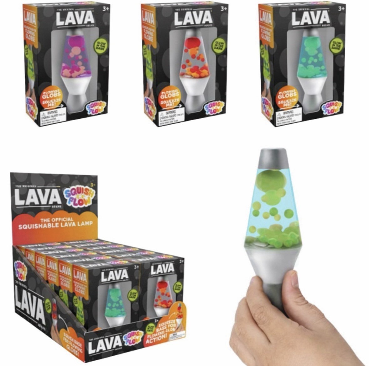 AUTHENTIC LAVA SQUISHY SCHYLLING TikTok VIRAL Glow in the Dark [x1 RANDOM COLOR]