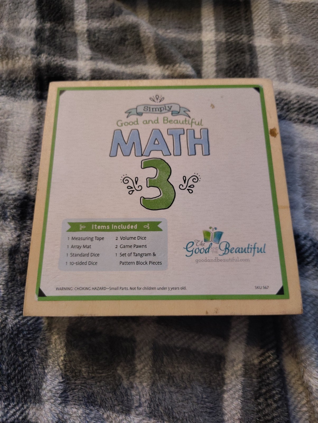 The Good and Beautiful Simply Math 3 Manipulative Wood Box Set Homeschool New