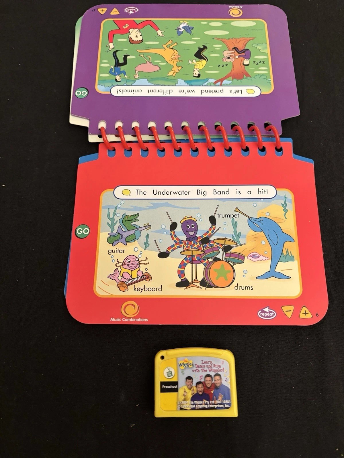 LeapFrog MY FIRST LEAPPAD THE WIGGLES Learn Dance Sing Math Preschool Cartridge