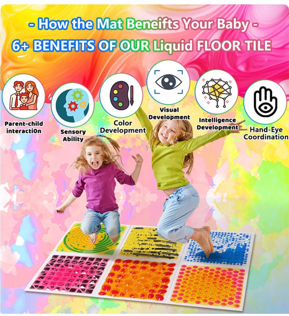 Floor Sensory Liquid Tiles