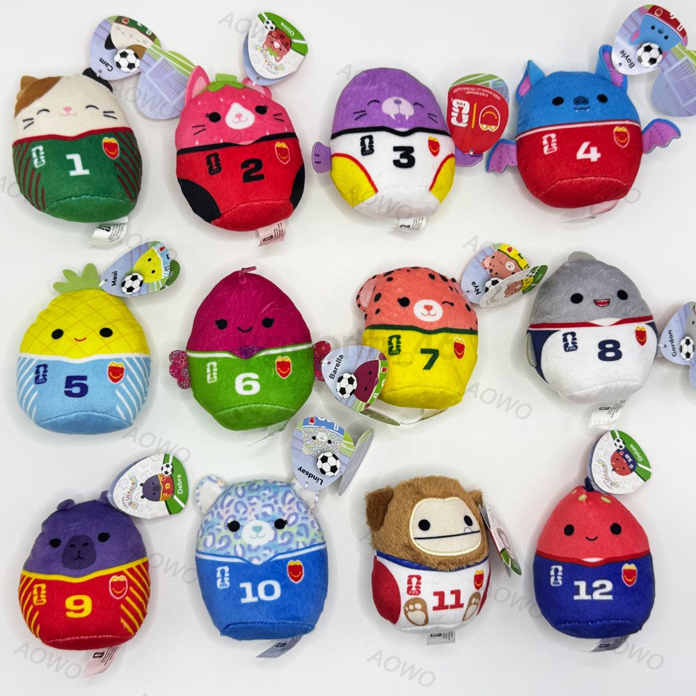 12PCS Mc DONALD’S Squishmallows World Cup 2026 Happy Meal Toys Set
