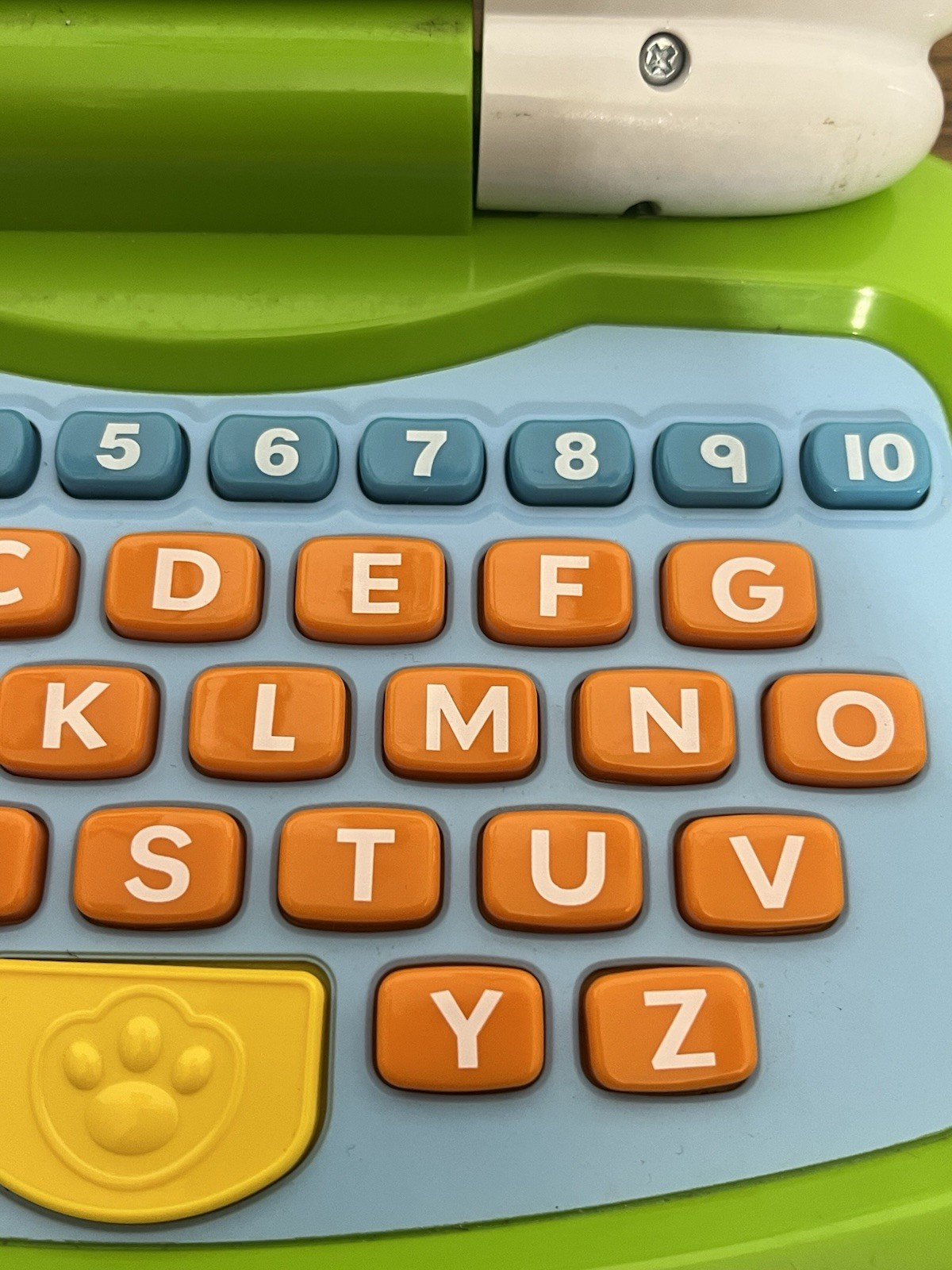 LeapFrog 2-in-1 LeapTop Touch Kids 2 years+ Laptop Green ABCs numbers music EUC