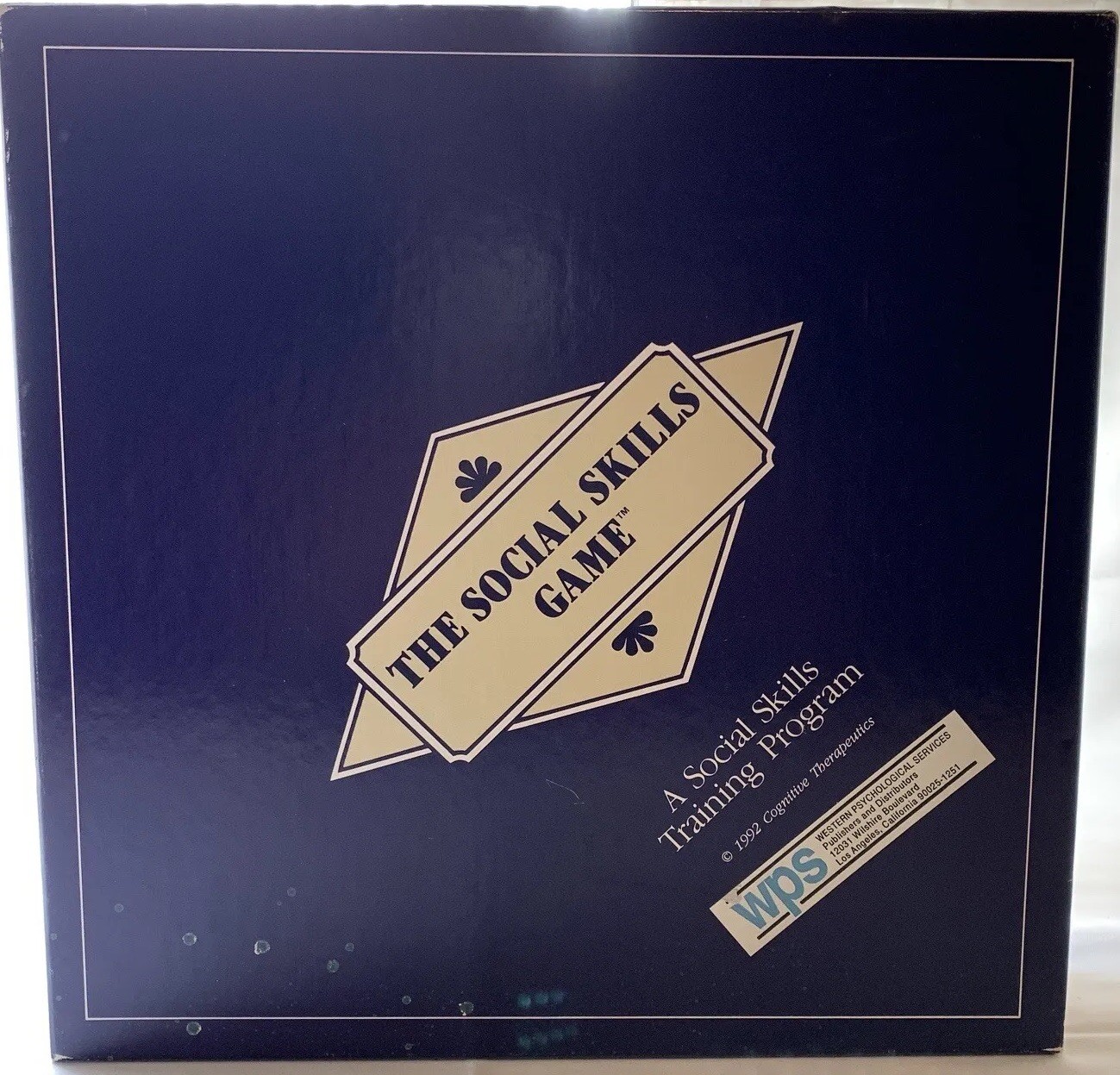 The Social Skills Game 1992 Cognitive Therapeutics Complete Game