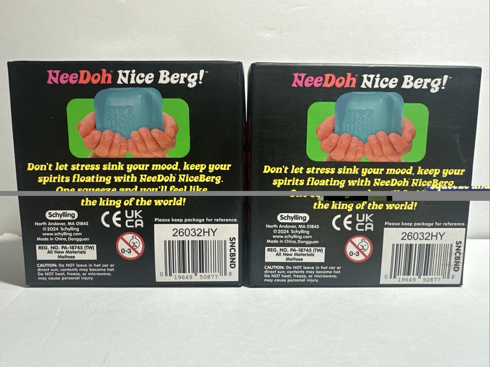 Schylling Needoh Nee Doh Nice Berg Lot of 2