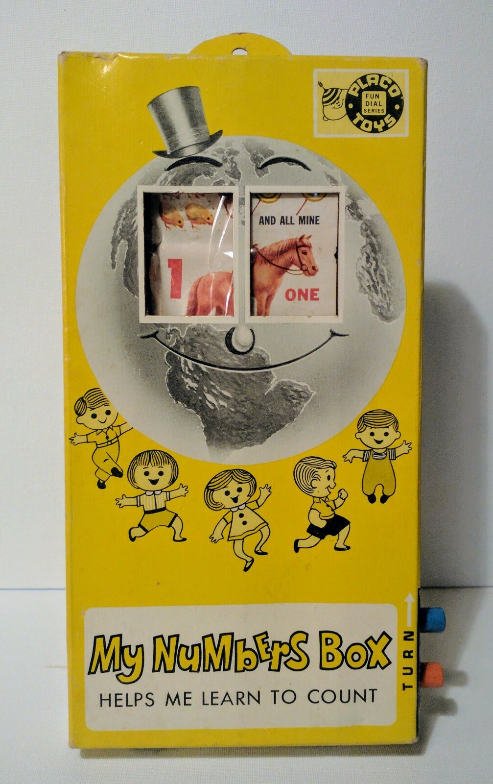 My First Numbers Box Placo Toys 1968 Rare Children’s Educational Toy