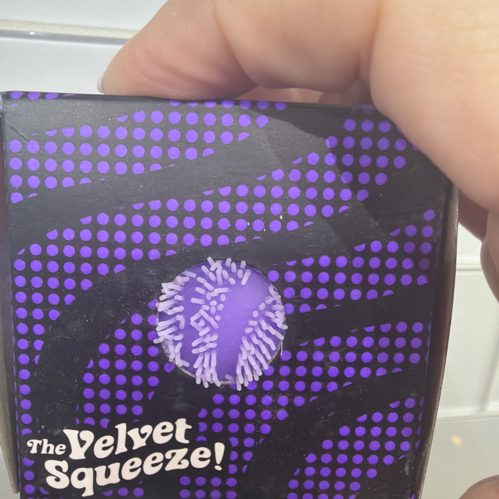 Needoh Fuzzball wonder waves Velvet Squeeze purple 💜 fast ship viral squishy