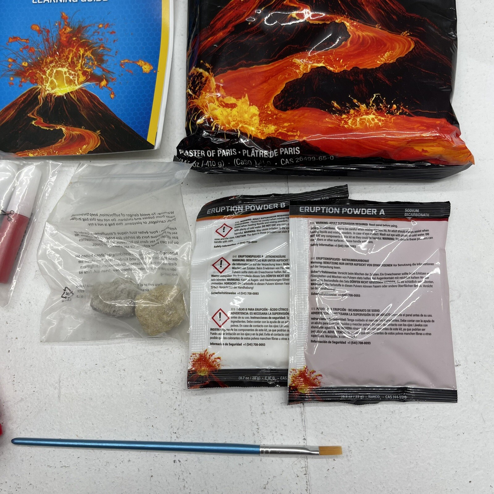 Blue Marble National Geographic Build Your Own Volcano Kit New
