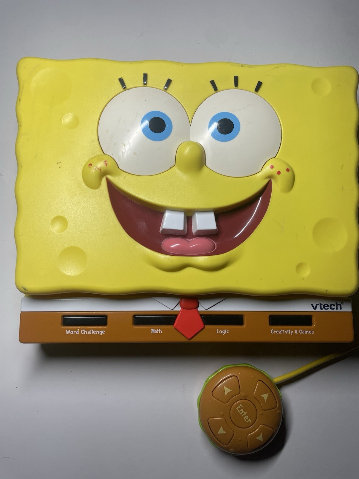Vtech SpongeBob SquarePants Activity Laptop Vintage – Working, Slightly Scuffed