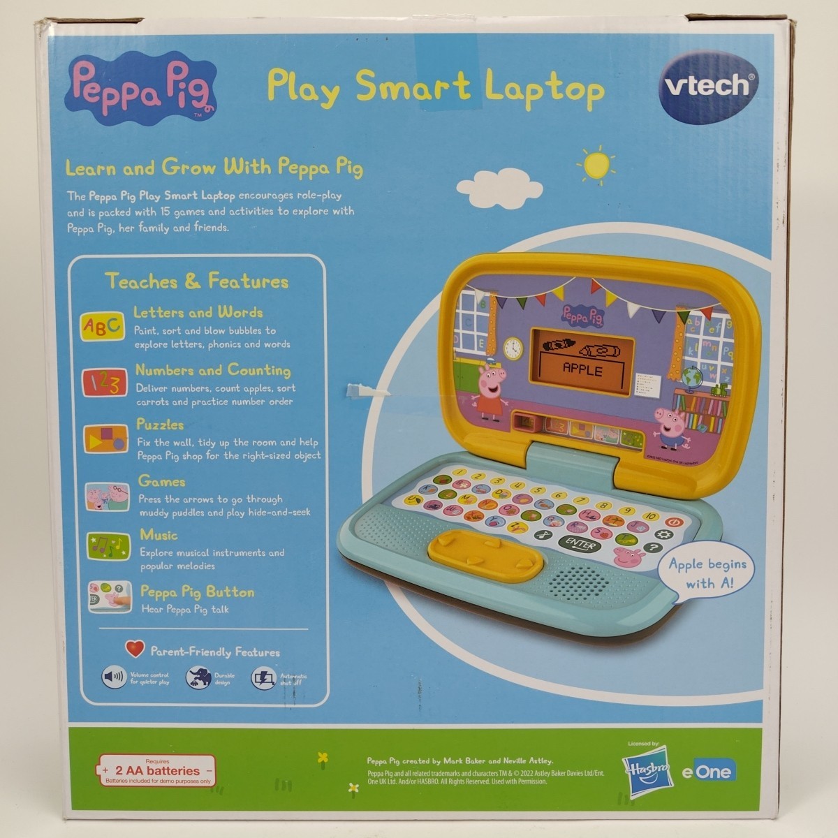 VTech Peppa Pig Play Smart Laptop for 2+ Years 5535 NEW & SEALED