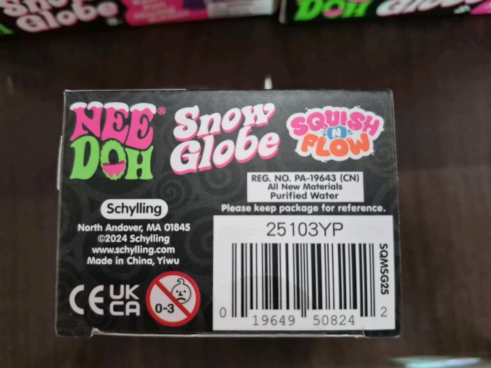 Nee Doh Squish N Flow Snow Globes Set Squeeze Toys Lot of (12)