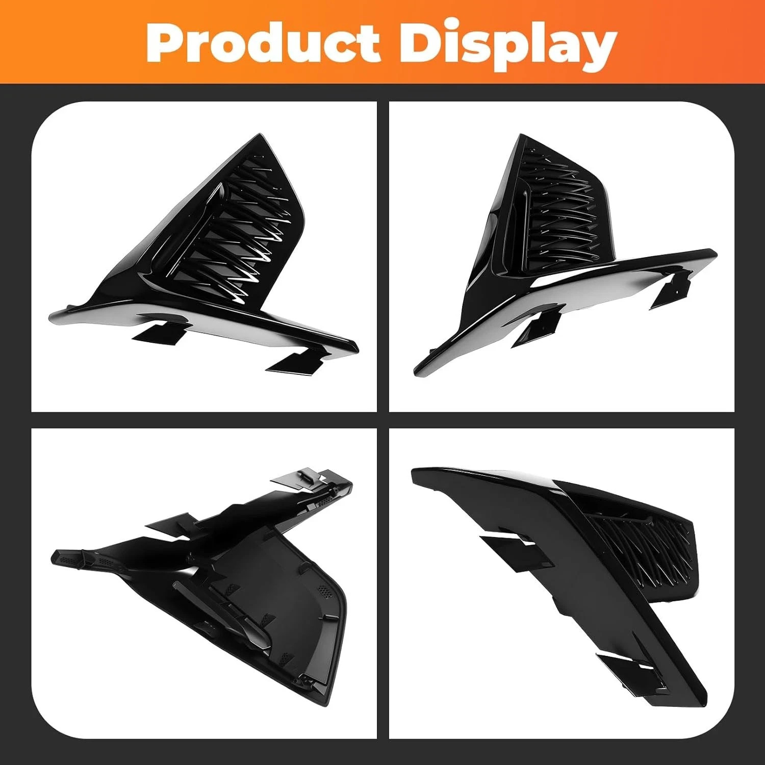 Front Left and Right Fog Light Cover Compatible with 2021 2022 IS300 IS350 F