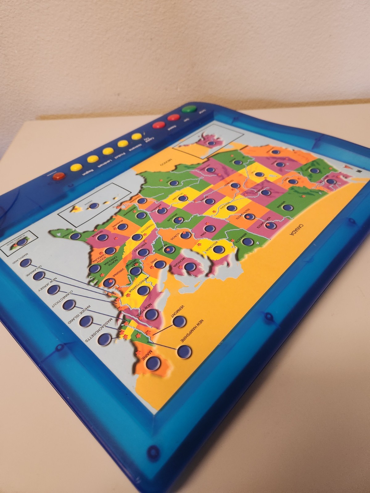 Vintage 1998 Geo Genius USA Map Interactive Educational Toy #102 Tested & Works