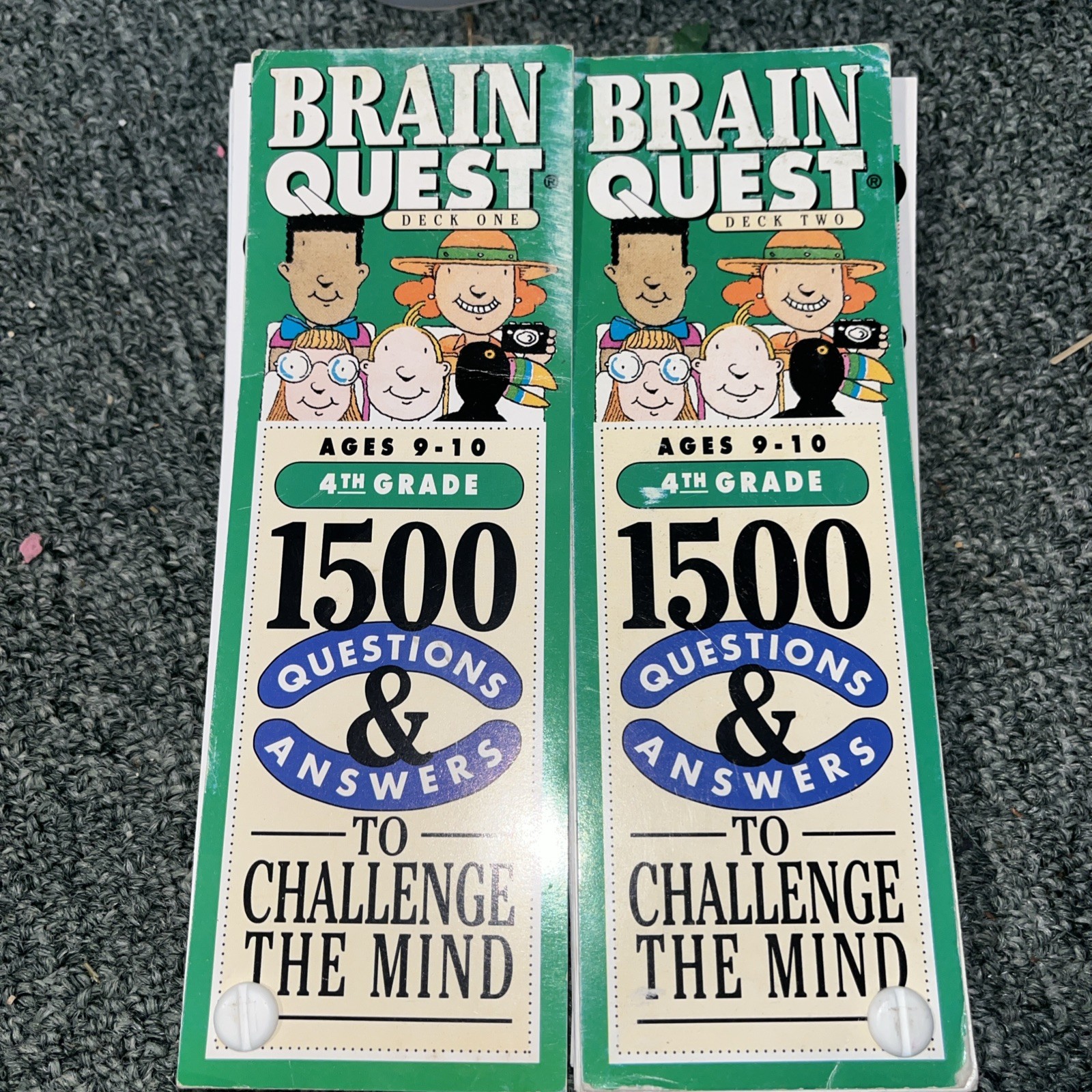 Brain Quest Vintage 1992 Edition – 1500 General Knowledge Q&A for Ages 9-10