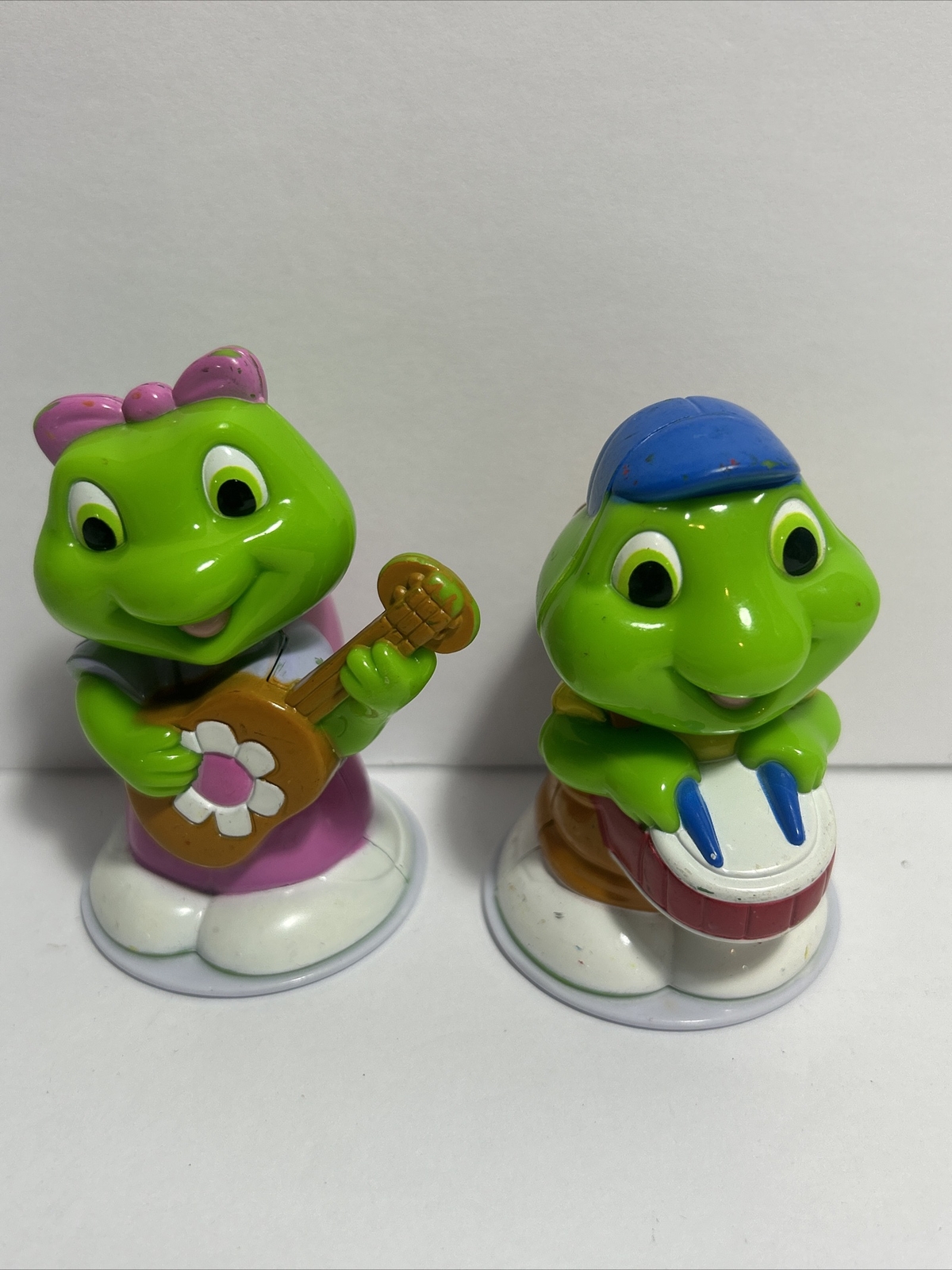 Vintage Leap Frog Phonics School Bus Music Band Replacement Figures Lily and Tad