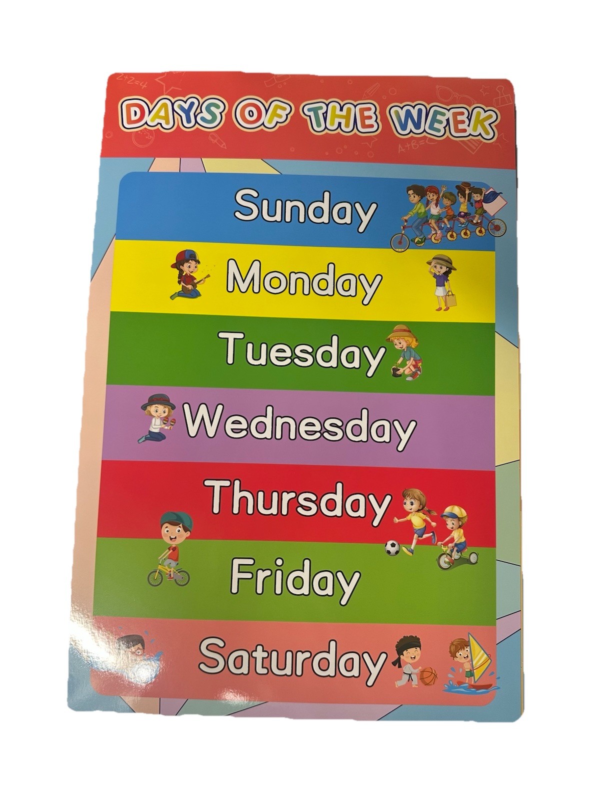 16PCS Educational Preschool Posters Toddlers Kids Perfect for Classroom Teach