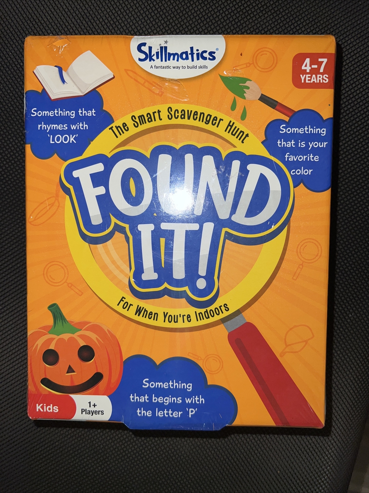 Found It Indoor Edition Game By Skillmatics Ages 4-7 New!