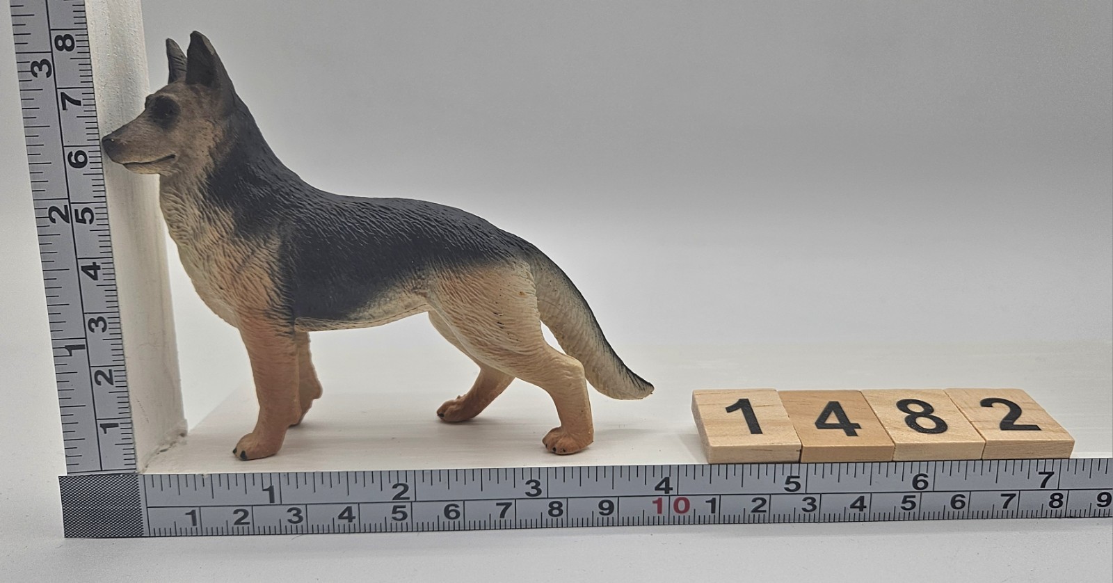 German Shepherd Dog Figure Toy Gift Child Plastic Figura Perro Juguete 158