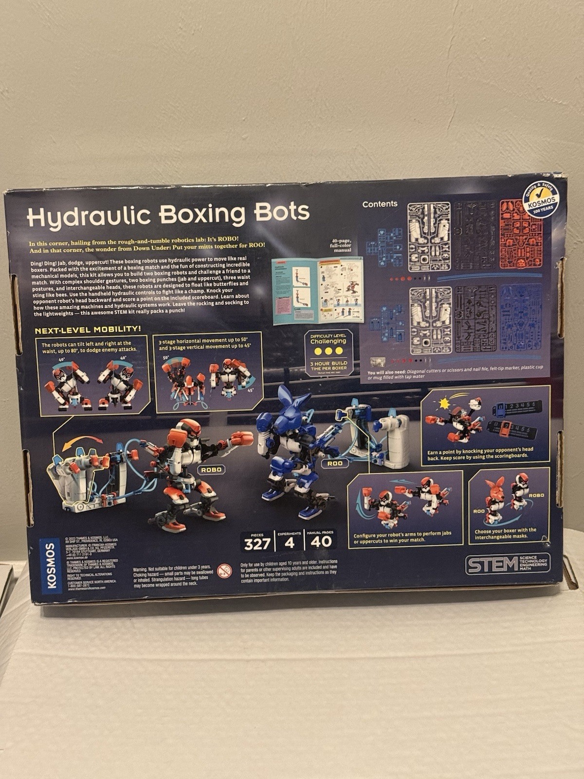NEW Hydraulic Boxing Bots STEM Experiment Kit | Build Two Hydraulic-Powered
