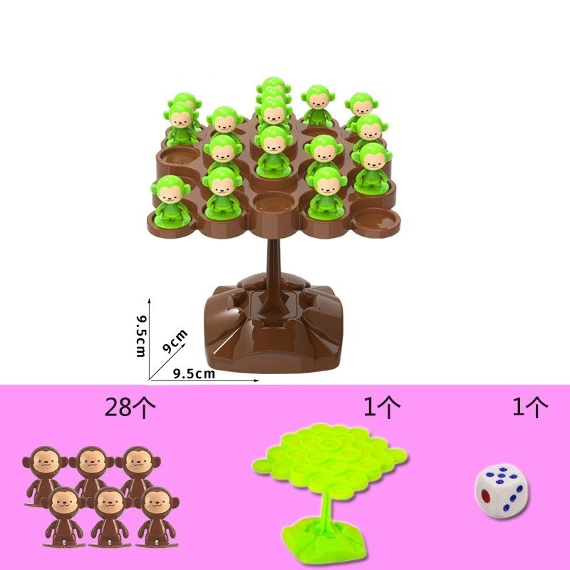 Creative Balancing Tree Toy Digital Monkey Balance Scale Educational Number 1SET