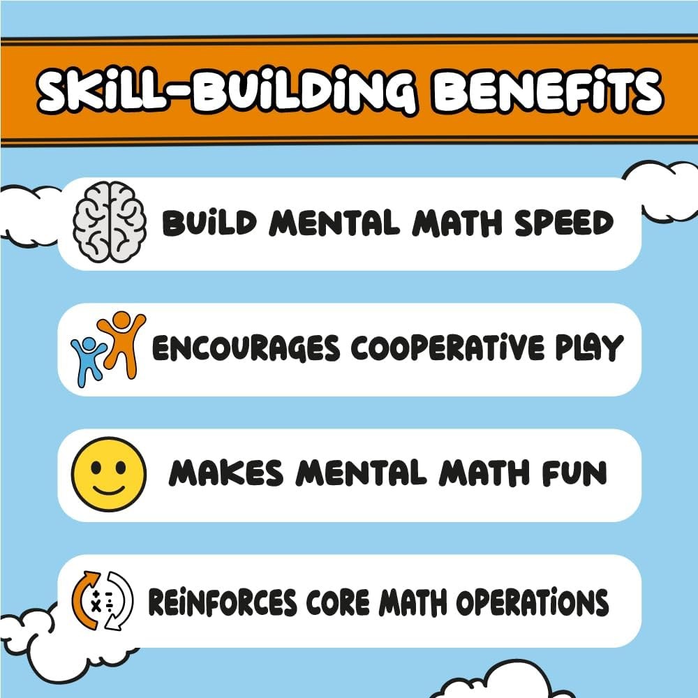 Math Blast! Cool Games for 4 inches x 1.9 x 4 inches, Multicolor