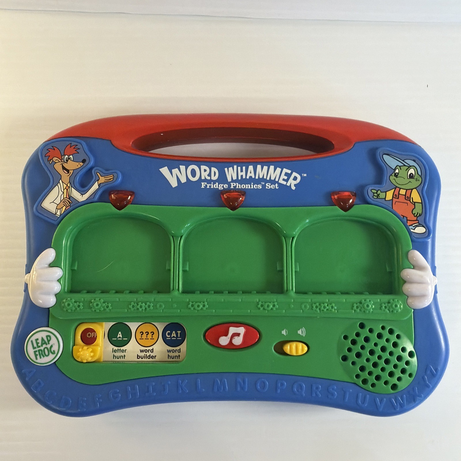 WORKING Leap Frog Word Whammer Fridge Phonics Set with 58 Magnetic Letters 2004