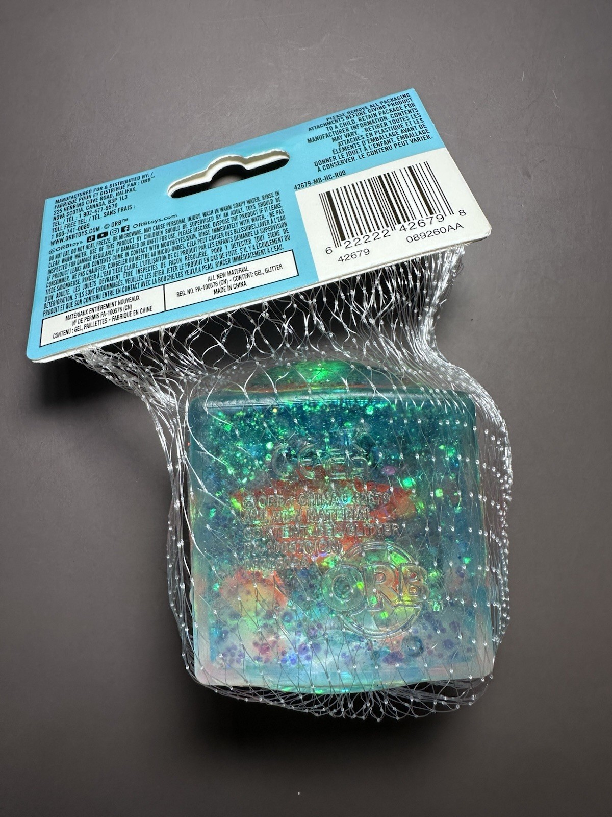 Sugar Swaps Duck Cube – Blue -Squishy Fidget Sensory Toy