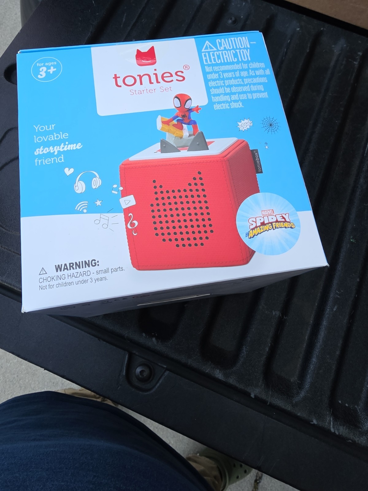 NEW SEALED Tonies Marvel Spidey Tonibox Starter Set Spider Man Disney Red Audio